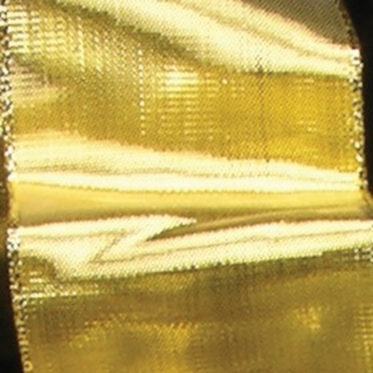 The Ribbon People Shimmering Gold Woven Wired Craft Ribbon 2.5&#x22; x 27 Yards